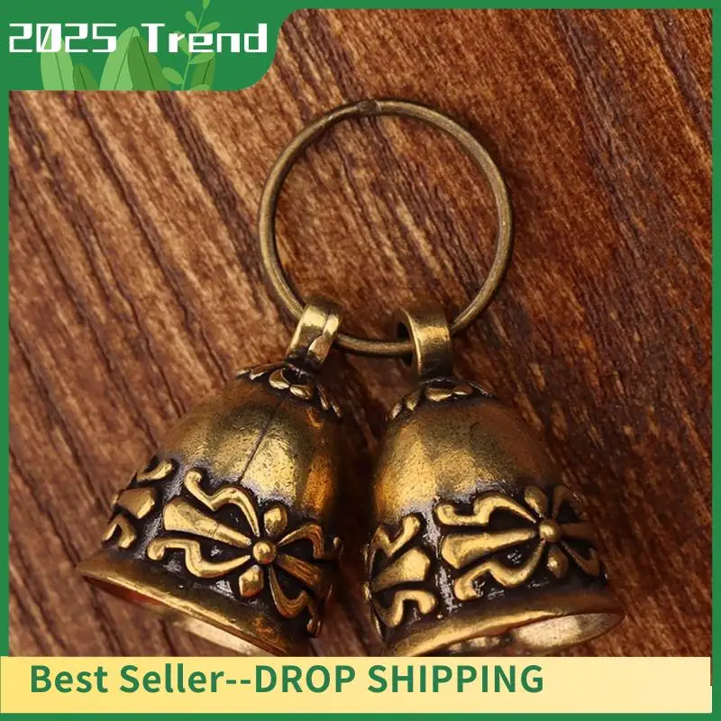 AD33 HOT 10Pcs Copper Antique Bells, Wind Chimes For Home, Door Bells Or Decoration Bells For Wedding Decorations, Christmas