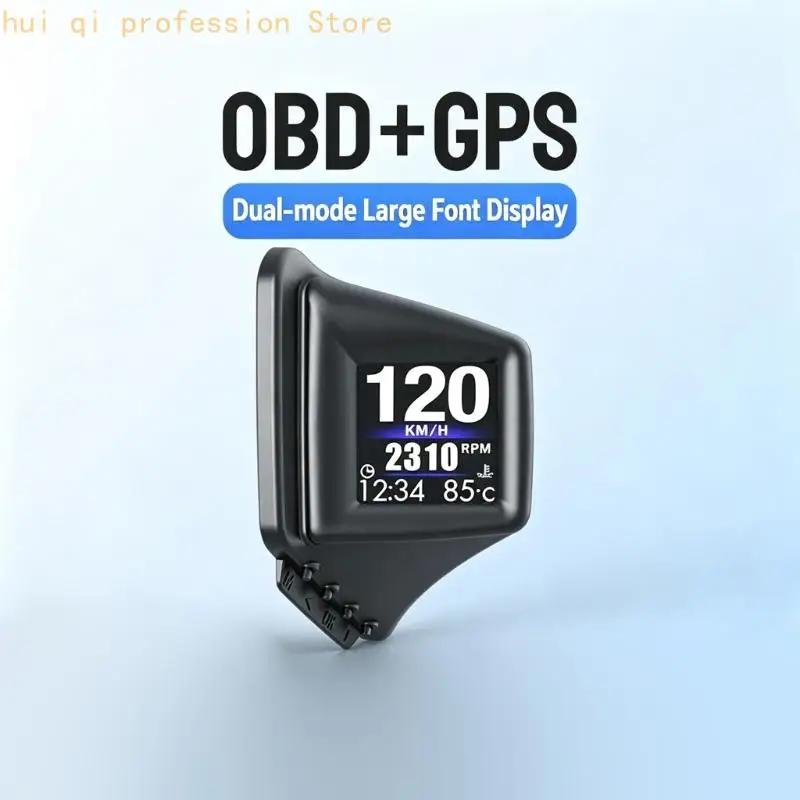 OBD2-Fahrdatenanzeige mit großer Auto-Armaturenbrett-Bildschirmansicht für Modifikation H8WE – Detail 5