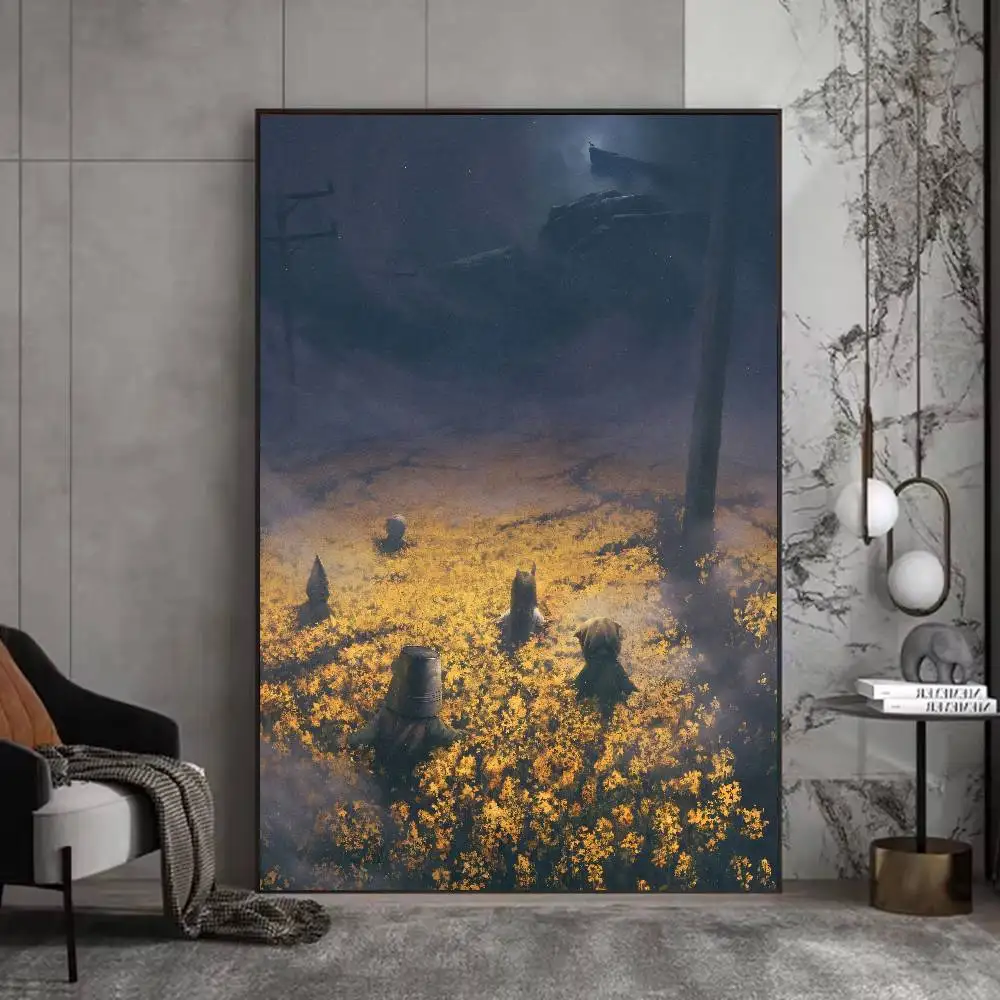 Fashion New Popular Horror Cool REANIMAL Gaming Poster Self-adhesive Art Paper Sticker Coffee House Bar Room Wall Decor view 5
