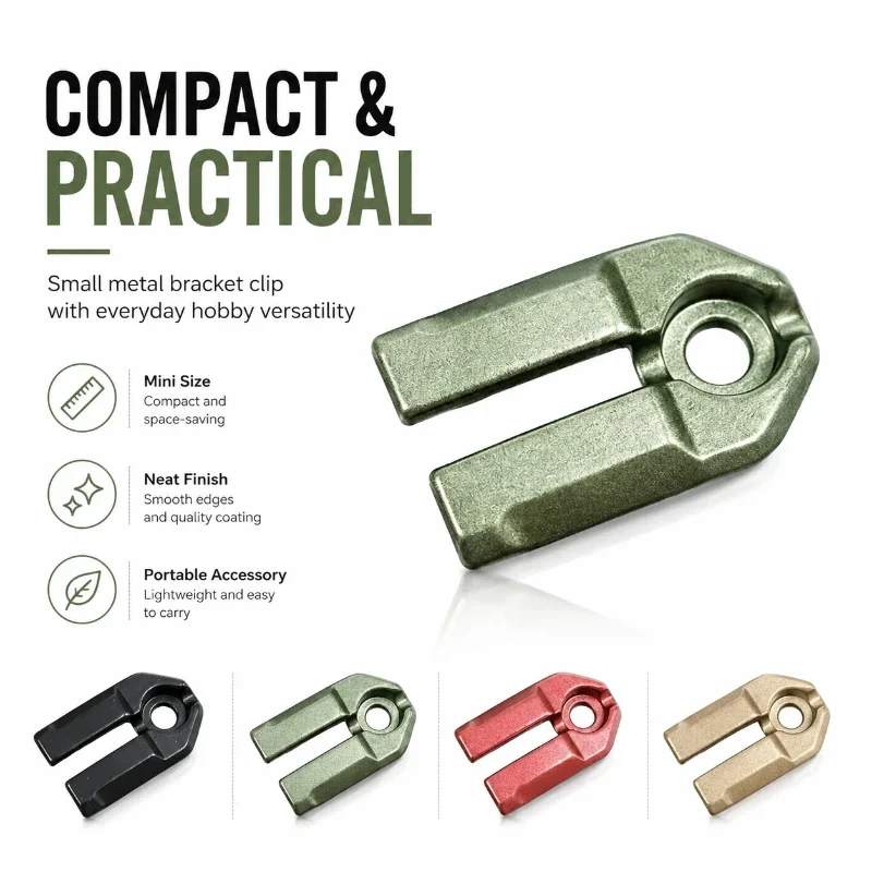 Matte Metal Mount Limit Tab Corrosion‑Proof Alloy Construction Handmade Hobby Project Hardware