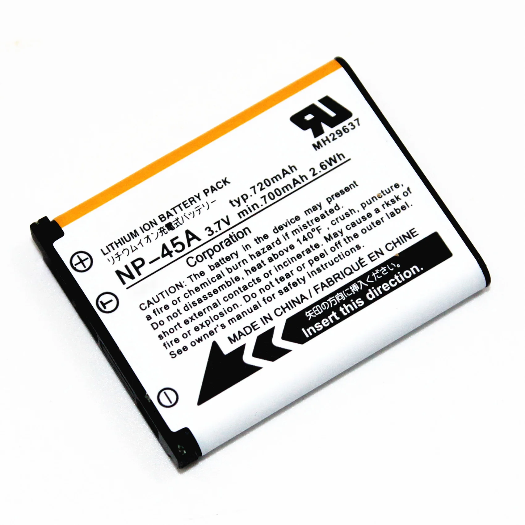 Neue original NP-45A np45a ersatz batterie für fujifilm NP-45 NP-45B NP-45S xp10 xp11 j38 z70 z35 j40 j20 nikon EN-EL10