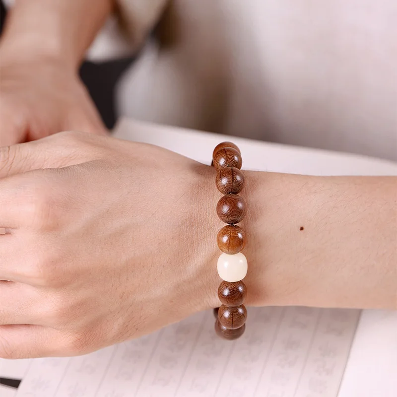 

Шестиканальный художественный деревянный браслет для женщин, буддийские четки, мягкие на запястьях, на руках