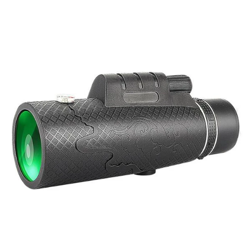 MOGE 60x60mm Single Tube Low Light Night Vision Non Infrared Concert Viewing High Magnification HD Green Film Telescope