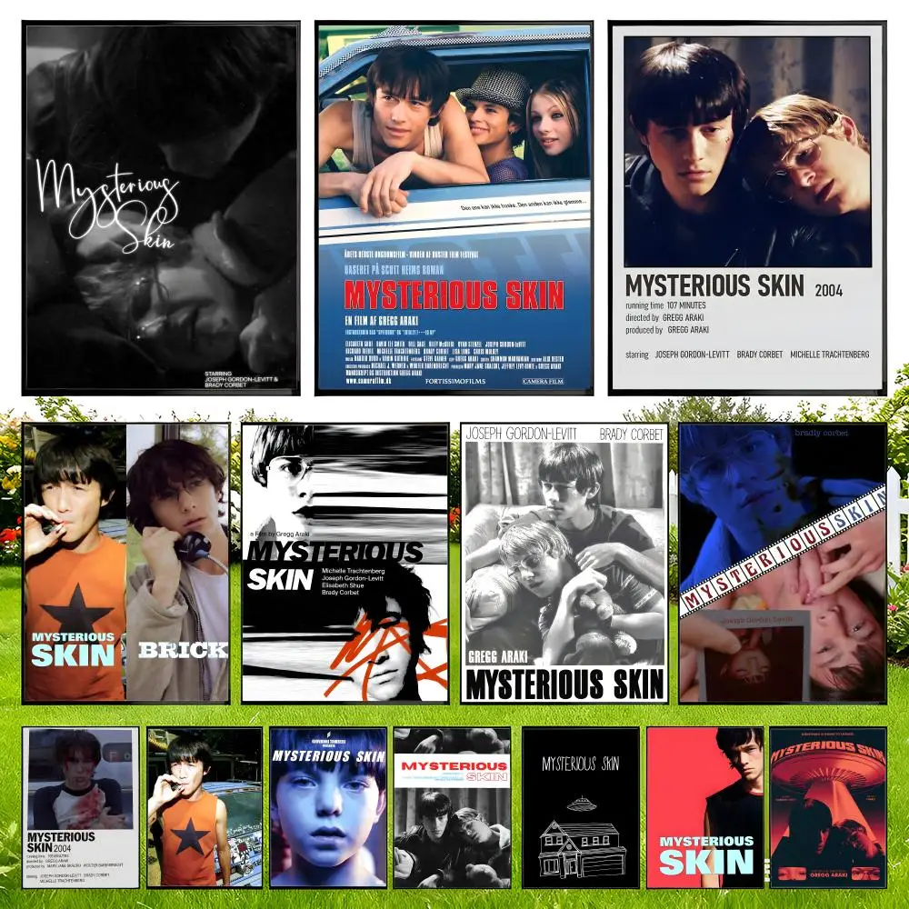 

M-Mysterious Skin Poster Easy to Install Self Adhesive HD Wall Decor Waterproof Tear Resistant Home Bedroom Perfect Gift