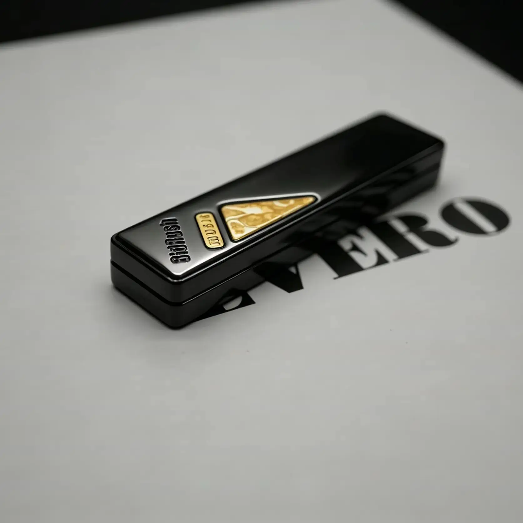 EDC Zirconium Polished + Mokume Three-color Inlay Fidget Slider Autism Toys Anxiety Toys Finger pressure-relief toy