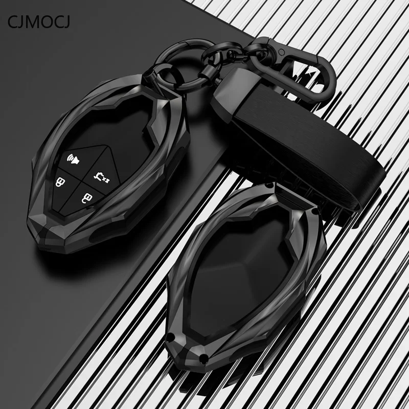 プレミアム亜鉛合金キーカバー-長安-uni-z-cs85-uni-k-uni-v-cs75-plus-第-3-世代-uni-t-yidong-用-キーケース-キーバッグ-キーホルダー