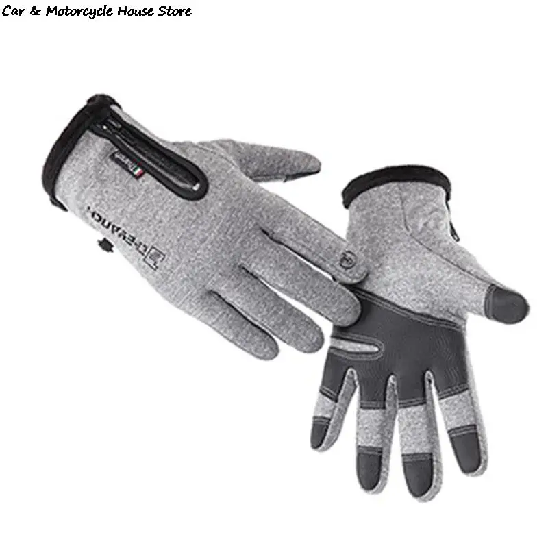 Gants thermiques à écran tactile imperméables, coupe-vent, chauds, temps froid, sports de course, randonnée, gants de ski, hiver