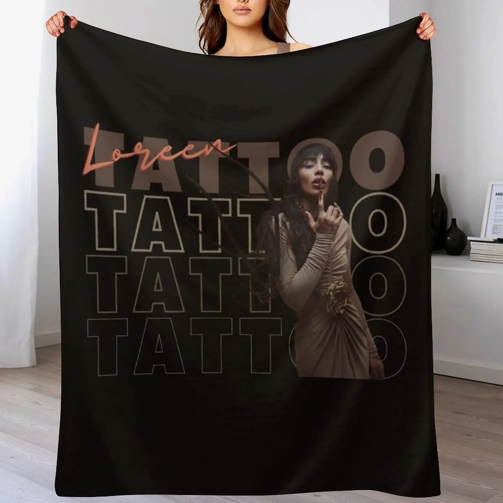 Loreen Tattoo Sweden Eurovision 2023 Throw Blanket decorative Sofa Throw Decoratives Blankets