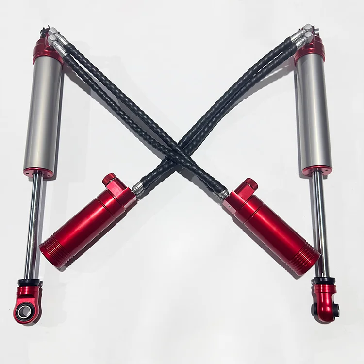 4x4 Off-Road 2,5 Durchmesser Dual Oil Line 2 Zoll RedCompression Rebound 12 Abschnitte ROT