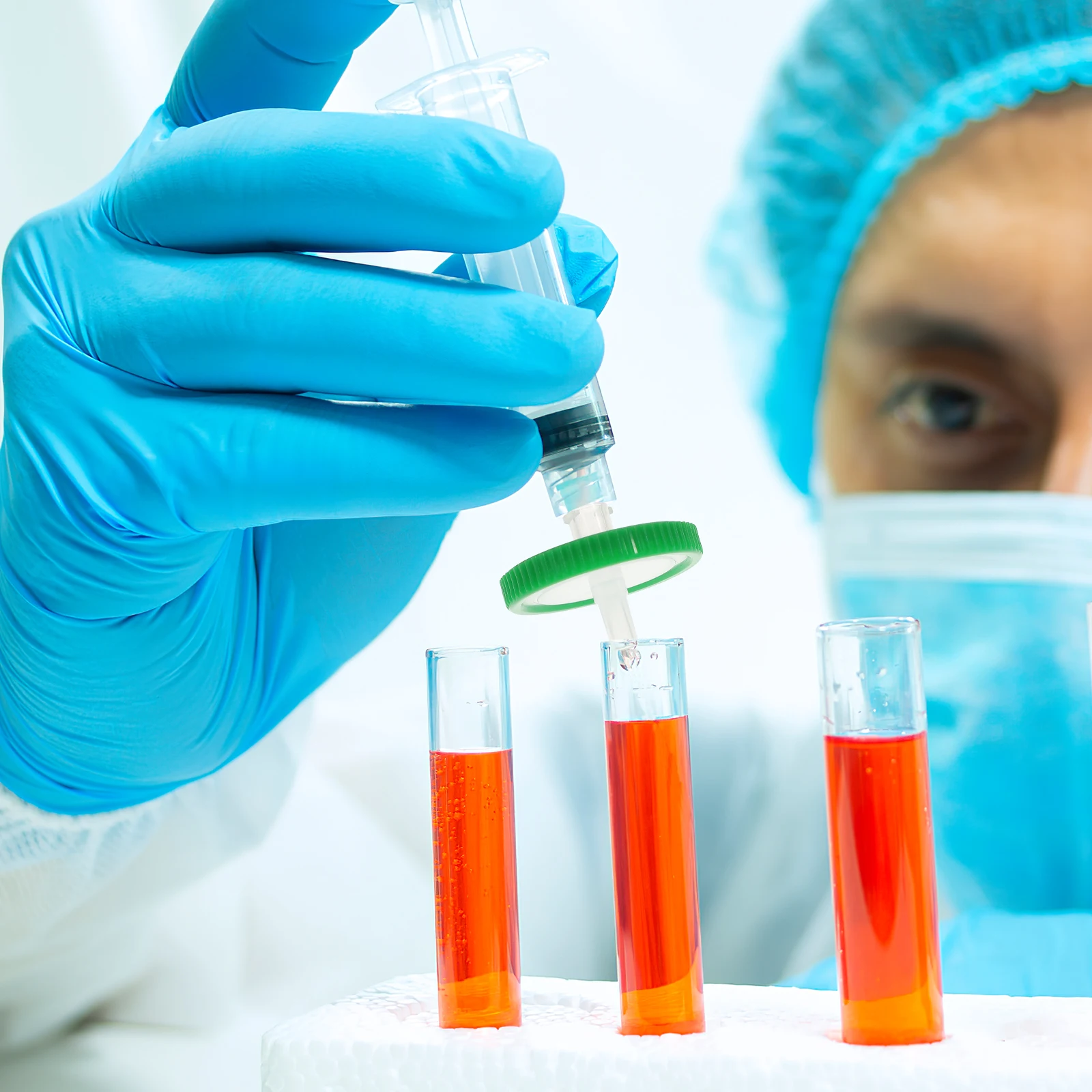 

10 Pcs Syringe Filter Filtering Hydrophilic Lab Filtration Laboratory Supplies Nozzle