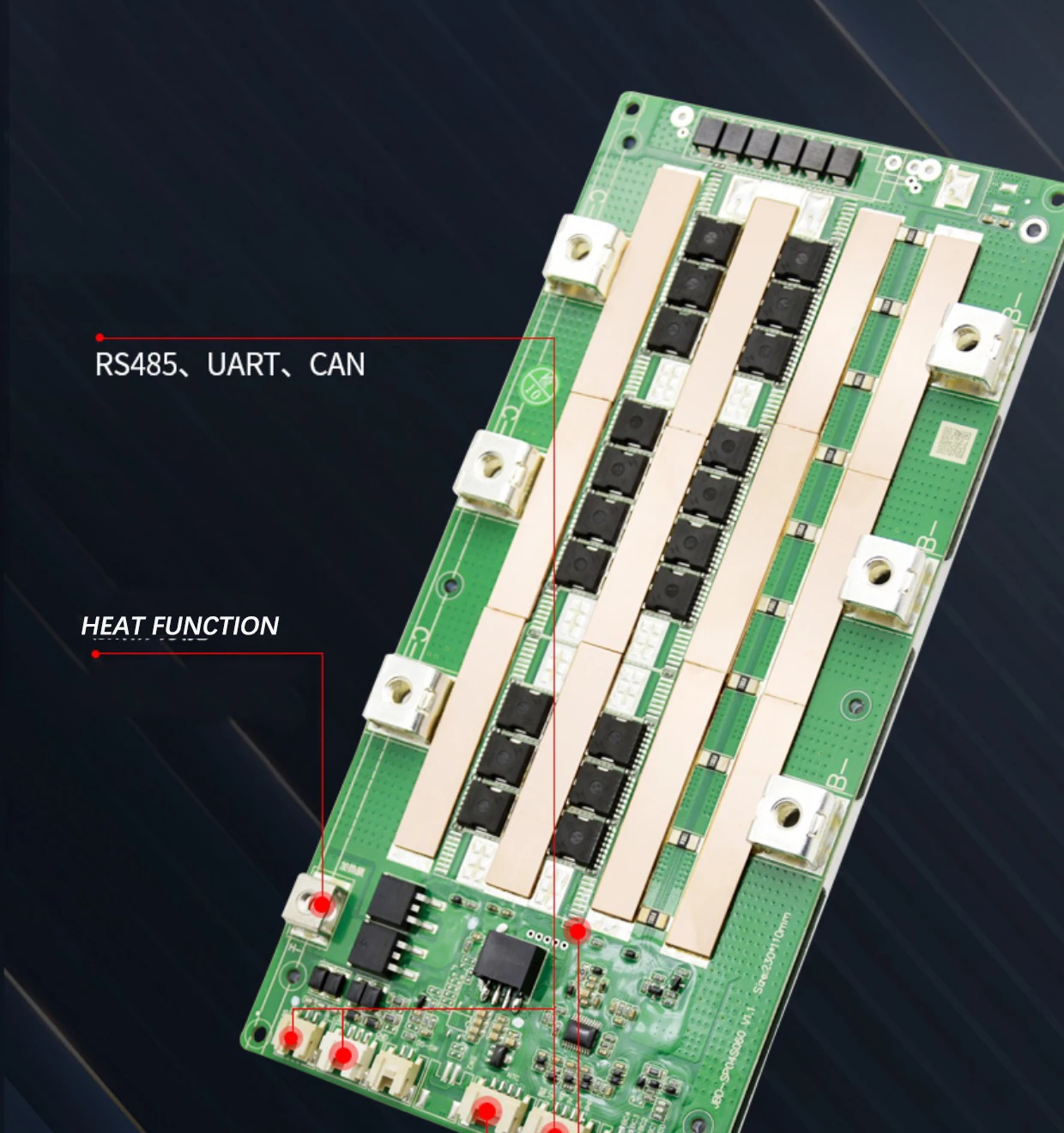 Smart BMS 4S 200A/300A 12V LiFePO4 PCM With Android Bluetooth-Compatible APP UART Software Monitor For Electric Car Starter