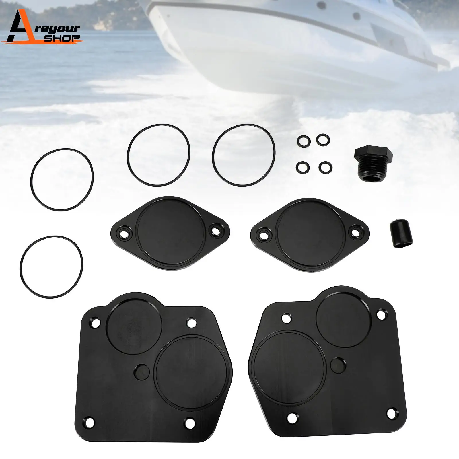 Areyourshop CNC Billet OPAS Kit for SEA DOO GTX RXP RXT RXPX RXTX 215 255 2003-11 Boat Parts