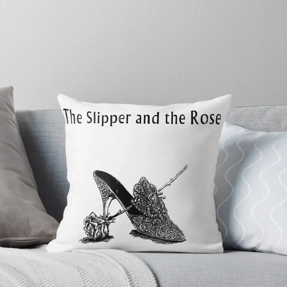 The Slipper and the Rose Throw Pillow home decor items Cushion Cover Set