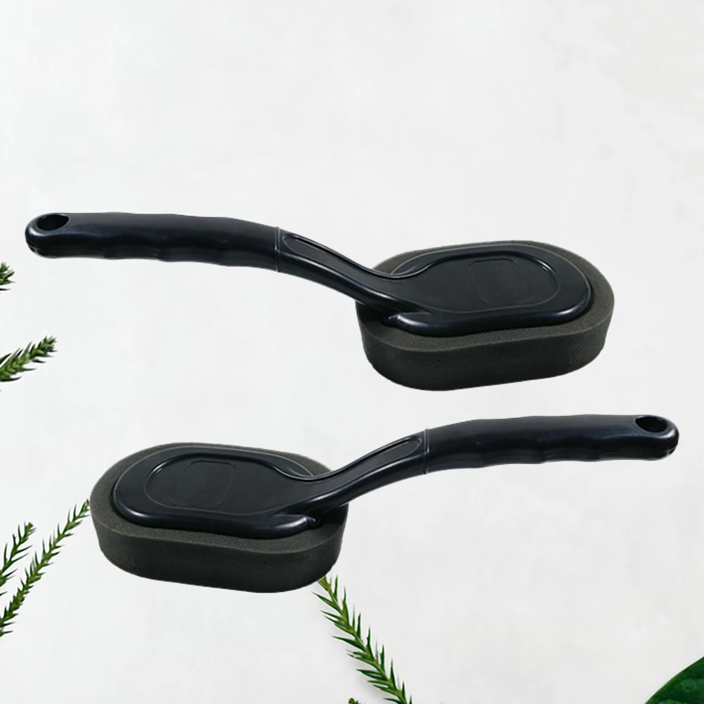 

2pcs Tire Brush Kit Car Wheel Cleaning Heavy Duty Long Short Handle Tyre Cleaning Tools Comfort Grip No Scratch Rim Brush