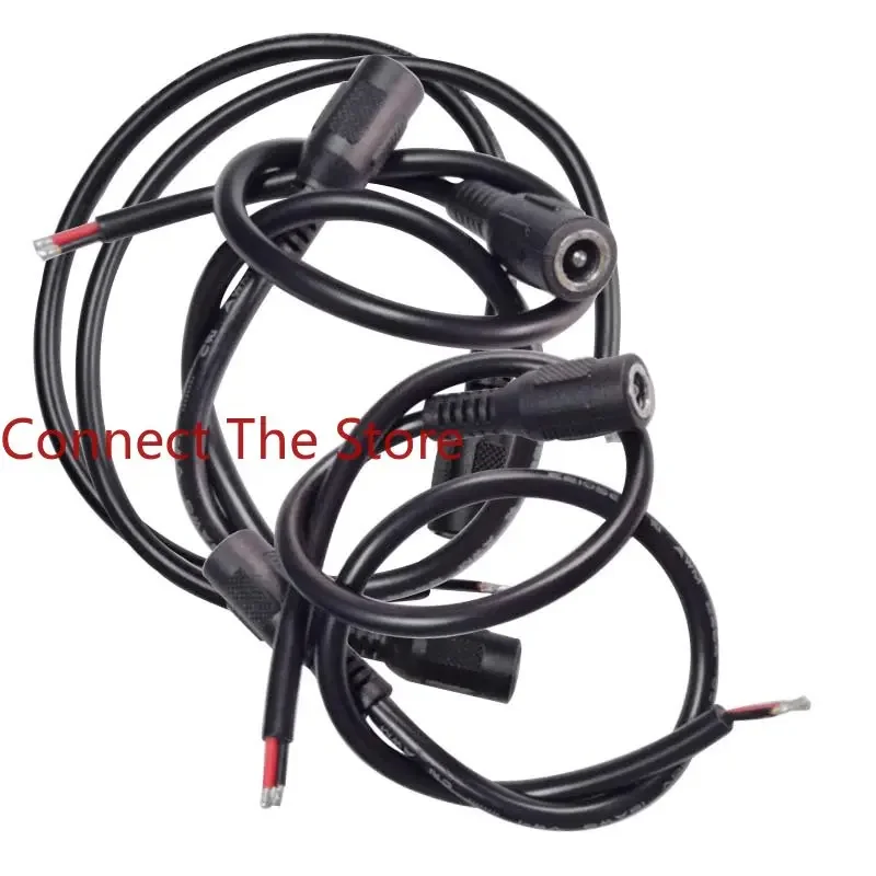 

3PCS DC Female Wire 5.5*2.5dc Connecting Cable Plug 5525 Power Cord Extension Custom Tail . S