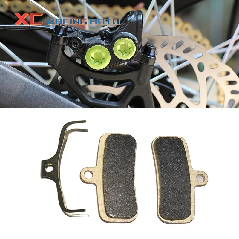 1 Pair Motorcycle Front and Rear Silent Brake Pads Disc Brake Pads for Sur Ron Sur-Ron Surron Light Bee Electric Dirt Pit Bike