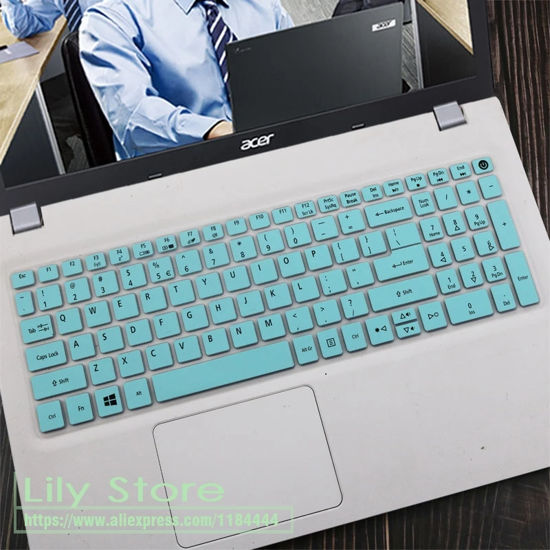 15 17 inch Keyboard Protector Silicone Cover Skin For Acer Aspire ES1-523 ES1-523G ES1-533 ES1-572 F5-521 E5-573 E5-573G-59LG