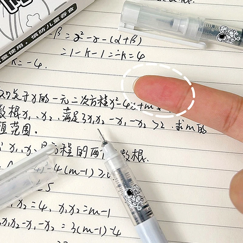 Гелевая ручка с рисунком панды, 0,5 мм, 6 шт.