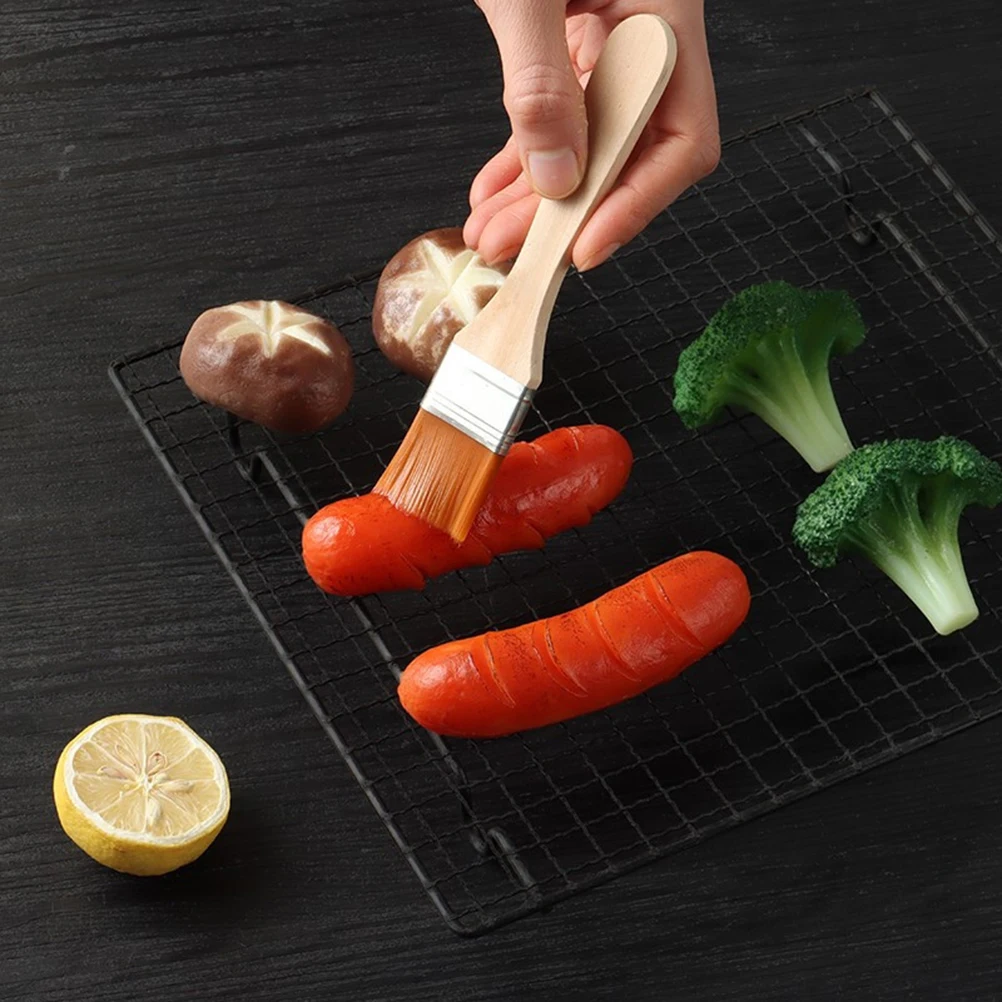 

2pcs Nylon Basting BBQ Sauce Seasoning Grilling Food Barbecue Accessories Oil Brush Pastry Brush High Temperature Resistance