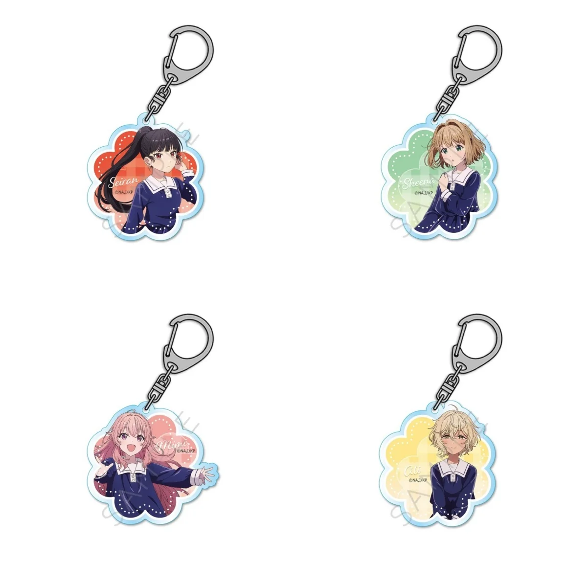Anime I Want to Love You Till Your Dying Day Sheena Totsuki Mimi Kagari Acrylic Pendant Keychains Bag Decorations