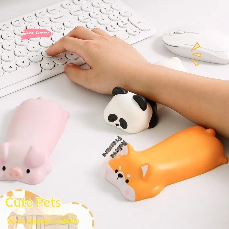 Y-Decompression Mouse Pad/Wrist Pad Ergonomic Wrist Support Stress-relieving Toy For Office Computer Desk Gaming Mouse Keyboard