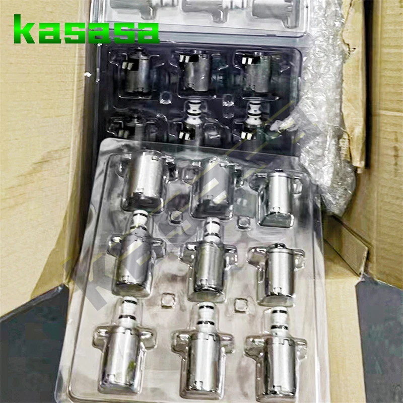 

New 6DCT450 MPS6 Tested Original Transmission Shift Solenoid Kit + Valve Body Plunger for Volvo Ford Land Rover 6-Speed