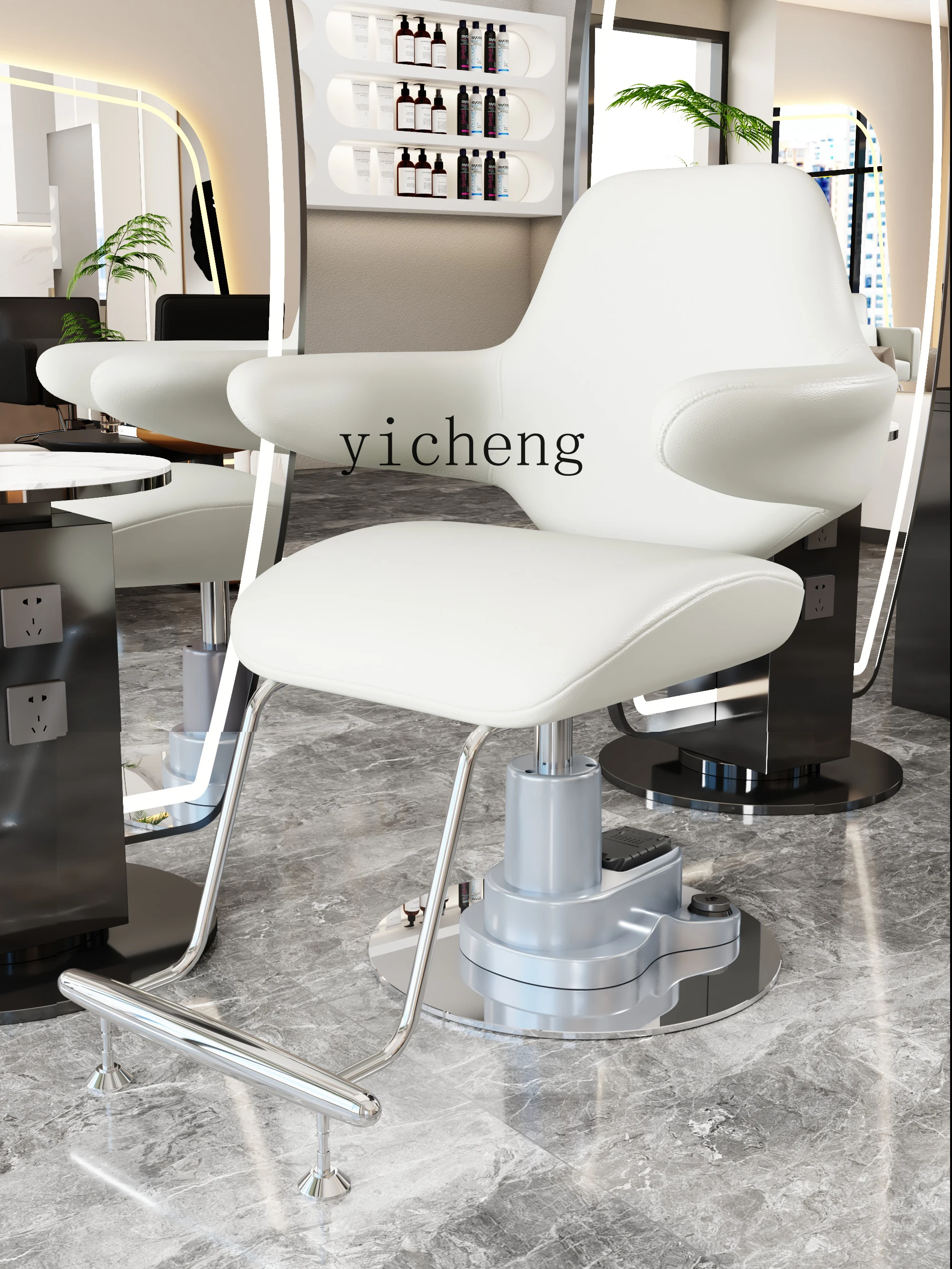 

TQH6.12 Adjustable Rotating Simple Barber Shop Light Luxury Hair Cutting Chair Special Barber Chair
