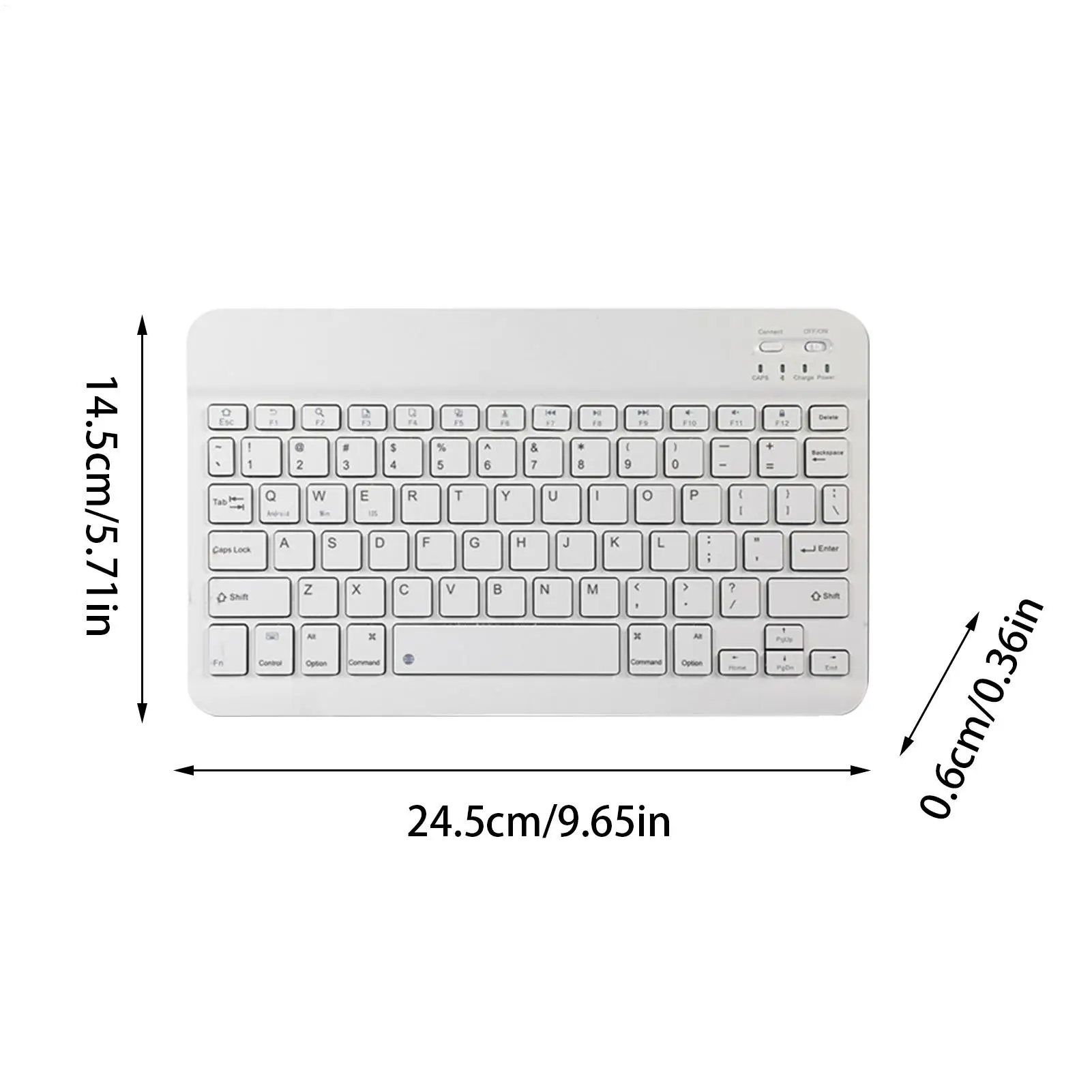 Mini English Blue Tooth Keyboard Portable Lightweight Wireless Keyboard Rechargeable Keyboard For Mobile Phones Laptop Tablet