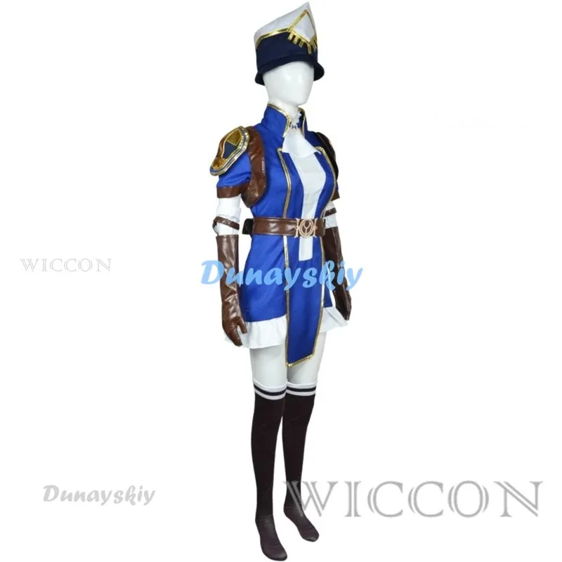 

asdh8@Caitlyn Kiramman Cosplay Arcane:Game Caitlyn The Sheriff Of Piltover Cosplay Costume Outfits Halloween Carnival SuitCOSda@