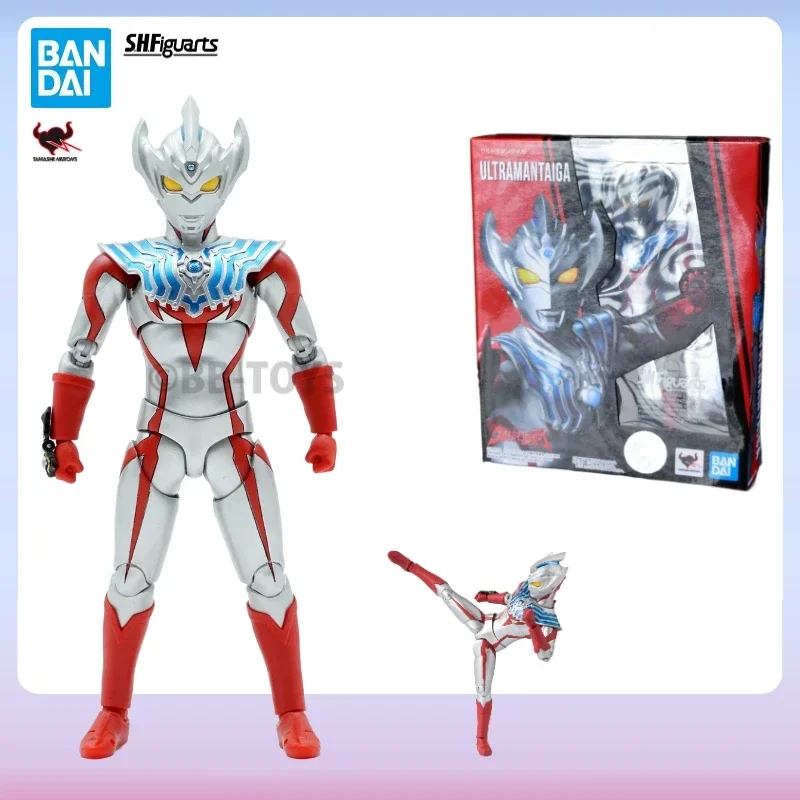 

Подвижная Аниме Фигурка S.H. Фигуртс серии Ultraman SHF Taiga шарнирная экшн-фигурка Коллекционная оригинальная коробка украшение