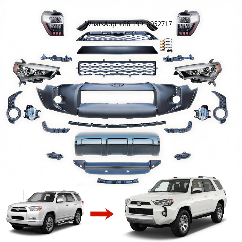 

Facelift Body Kit for 4Runner 2010-2013 Old Upgrade to 2014 New Facelift Conversion JJ855