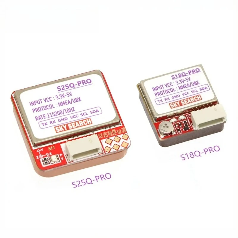 S18Q-Pro S25Q-Pro U-Blox GPS Compass UAV Positioning Dual Protocol Navigation Ready for Betaflight iNav APM PIX4