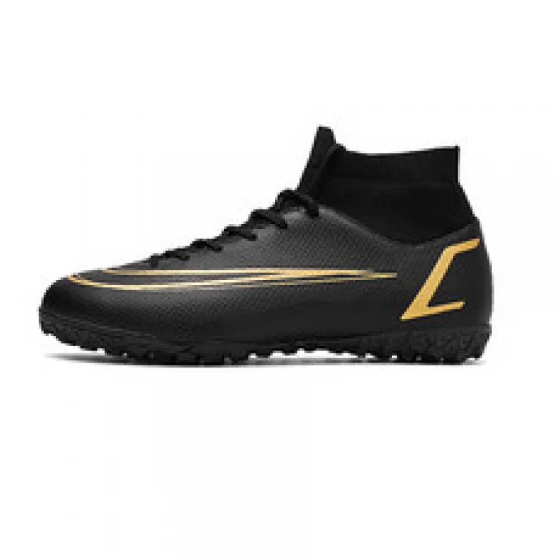 

2025 Football Shoes Phantom GX Elite AG Pro Men's Soccer Shoes, Anti Slip, Wear Resistant, Mid Cut Short Nail Football Shoes, Bl