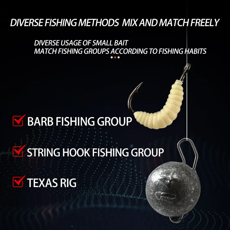 Vinilos aromatizados para pesca de lubina y black bass - imagen 3