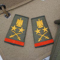 Iraqi Colonel Rank,high quality military tactical embroidery patches, labels, badges, with hooks,customizable