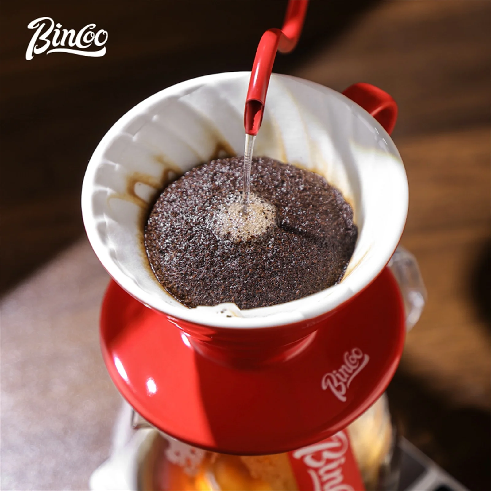 

Набор капельниц для кофе BINCOO, 400 мл, стеклянный горшок для совместного использования, воронка, капельная кофеварка, чашка для ручного заваривания кофе с фильтровальной бумагой V01
