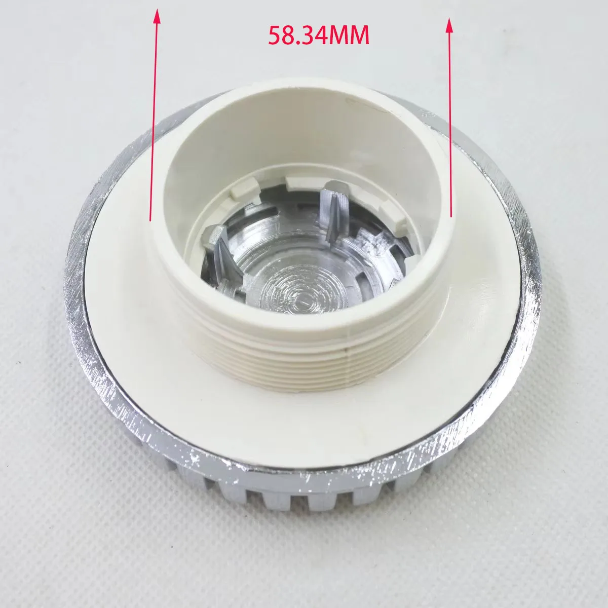 95Mm Spa Bad Water Suctions Gezicht, Perfect Fit Voor Back Water Accessoires, verchroomd Plastic Oppervlak Met Duidelijk Reflecterende