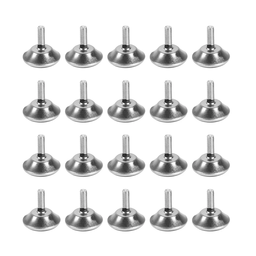 

20pcs Table Chair Feet Furniture Accessories Durable Leveling Pads Floor Leg Protector Glides Adjustable Sturdy Furniture