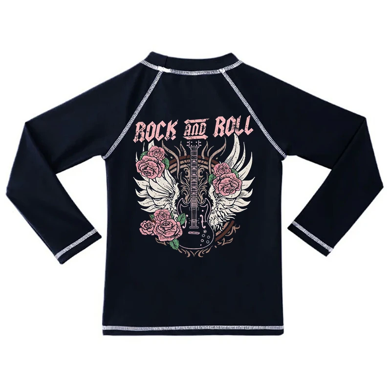 Frauen T-Shirt Mode Kreative Gitarre Muster Druck Goth Vielseitig T Harajuku Ästhetik Y2k Punk Vintage Lustige Streetwear Top