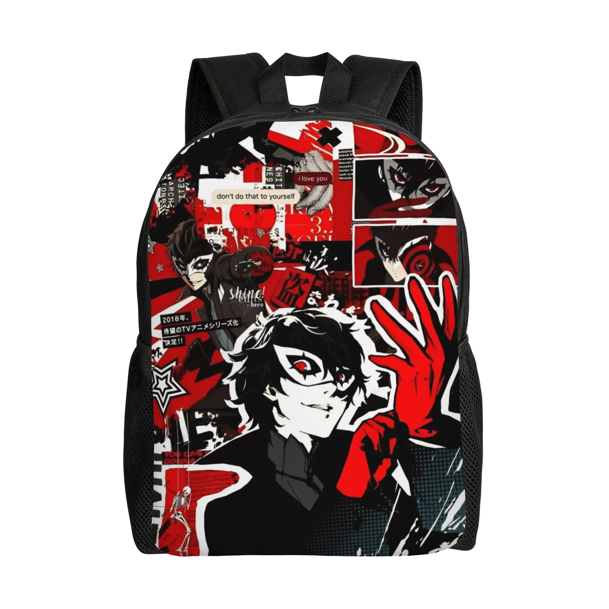 

Рюкзак P5 Anime Personas для мужчин, женщин, подростков, студентов, для походов, путешествий, повседневного использования, сумка через плечо для колледжа, для активного отдыха