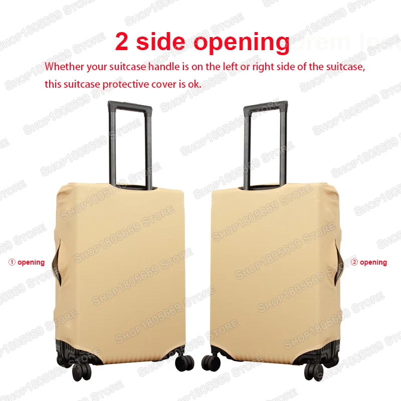 Funny Bad Guilty Dog Luggage Cover Travel Accessories Elastic Suitcase Protective Cover Anti-dust Case Covers For 18-28 Inch