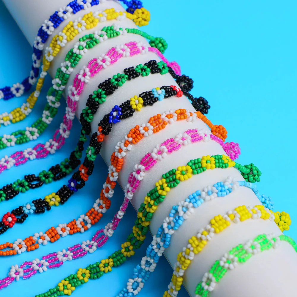 10/20Pcs/Lot Popcorn Beads Sweet Cute Charm Multicolor Bracelets For Women Wish Good Luck Birthday Party Jewelry Friendship Gift