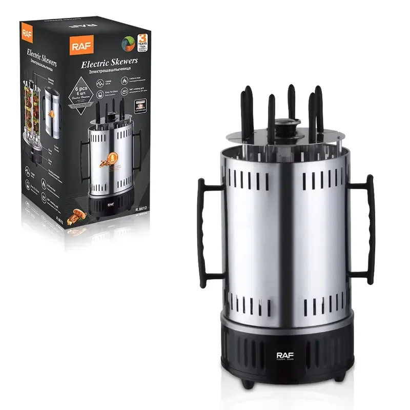Grill, skewer, household multi-function grill and grill all-in-one, oil-free charcoal grill