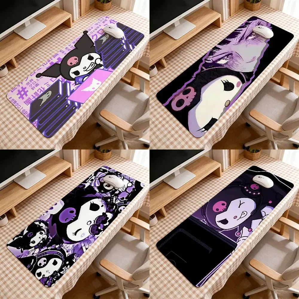 Cute Cartoon-K-kuromi-S Kawaii Mouse Pad Computer Mat Deskpad Laptop Keyboard Mat Office Large Landscape Mousepad