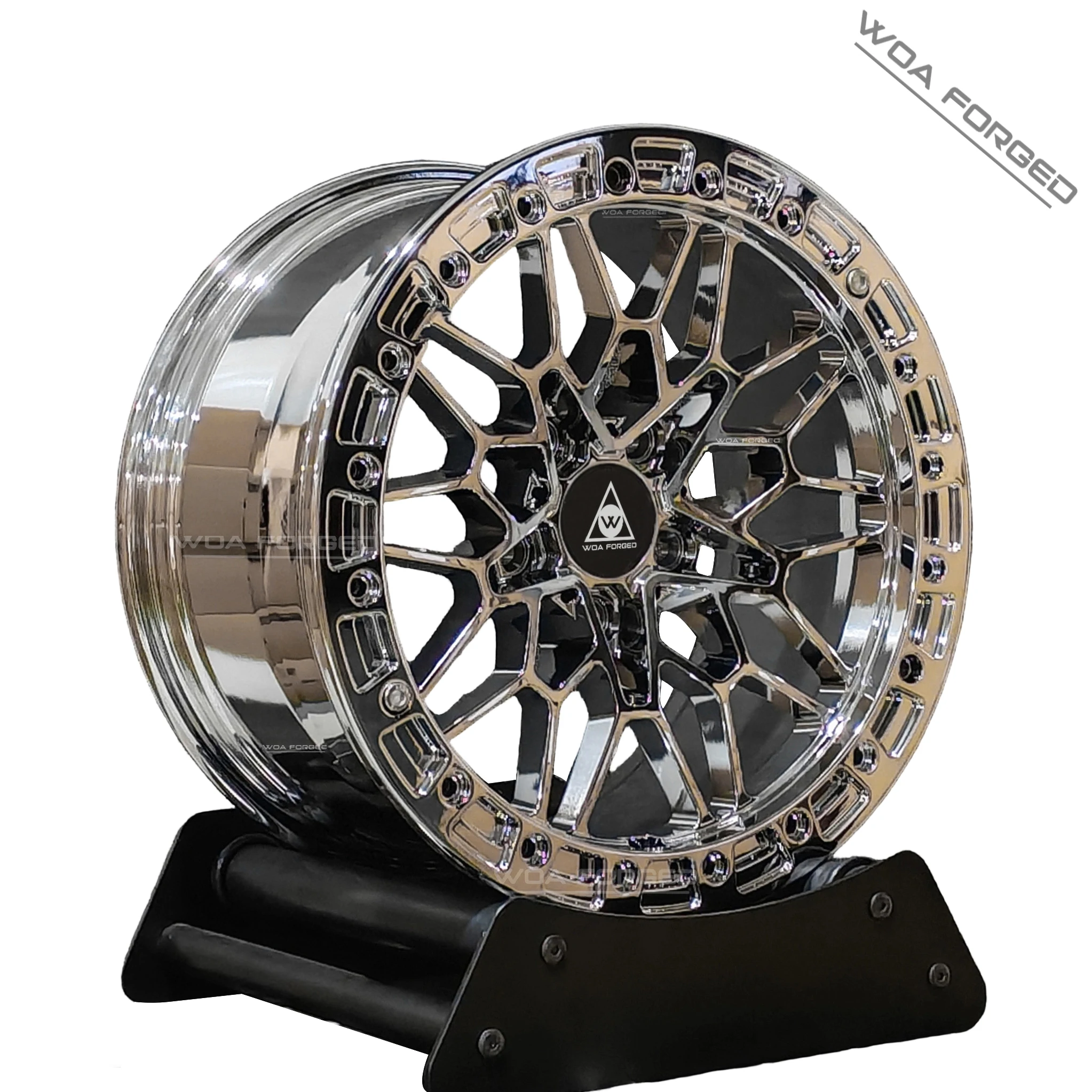 Колеса гоночного автомобиля 6061T6 827M WOAFORGED с полированной отделкой Deep Dish, колеса гоночного автомобиля Beadlock, хром, алюминий F30 M2 F87, 5-летняя гарантия