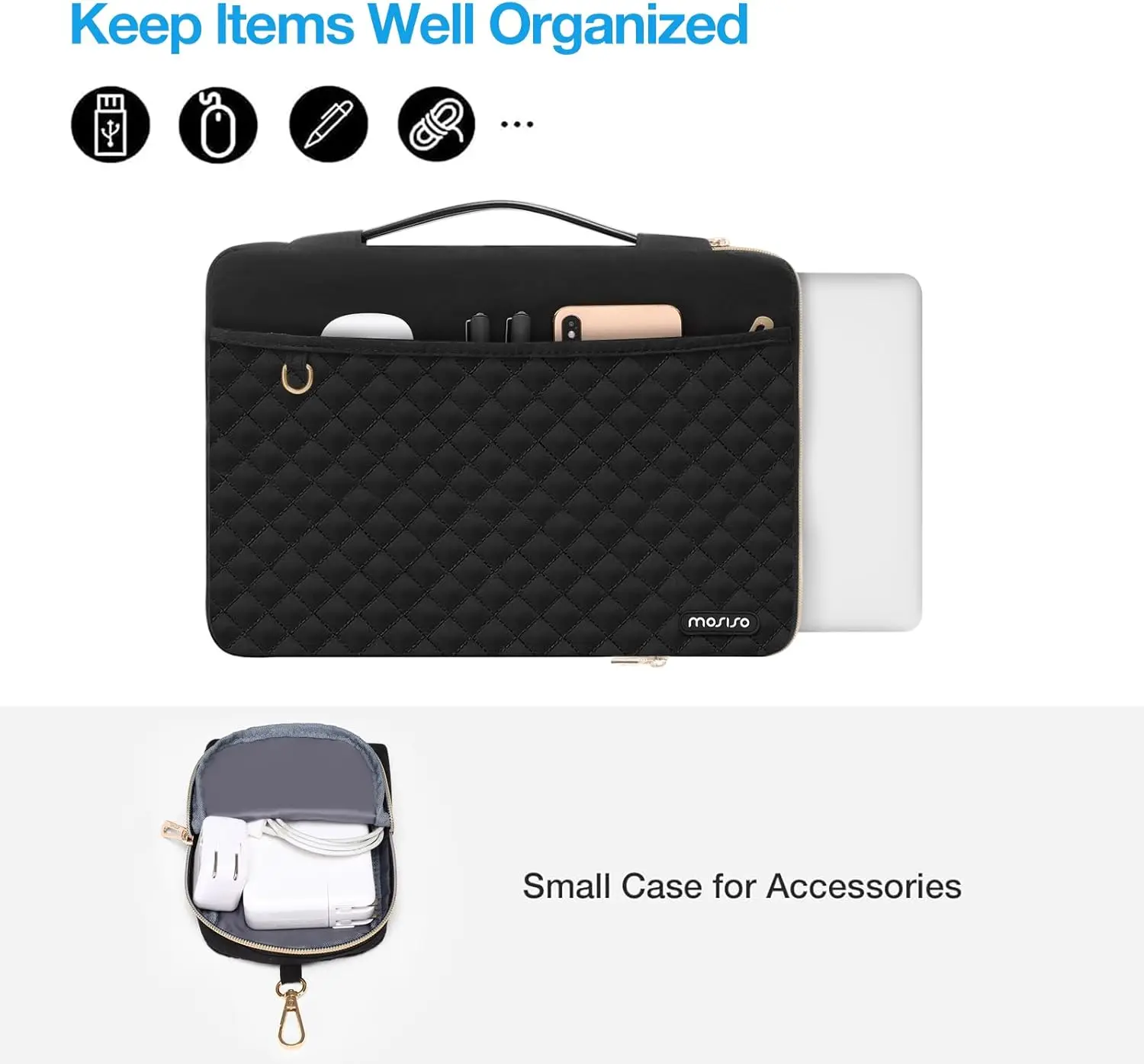 

Laptop Bag for 2024 Macbook Air 13 15 Pro 14 16 M4 M3 M2 M1 11 12 14.2 16 inch Mac Dell HP Lenovo Notebook Cover Sleeve Case