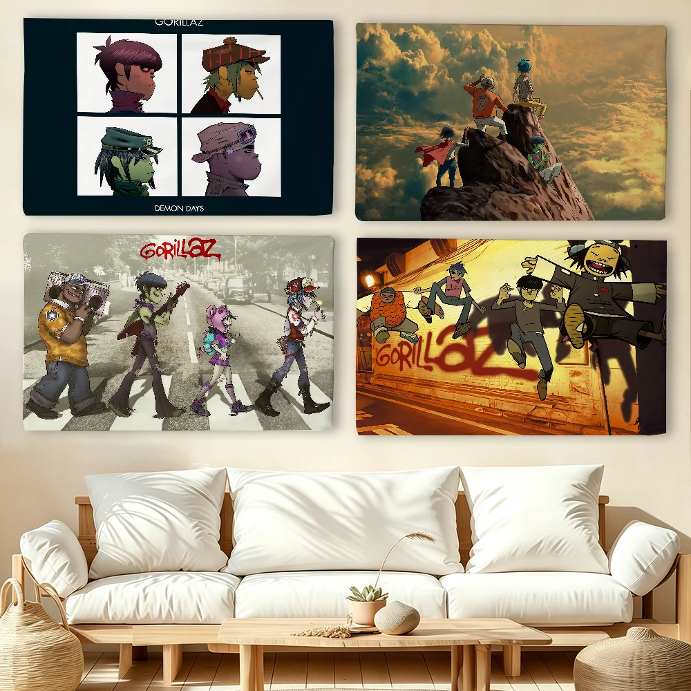 Music group G-Gorillaz flag For Living Room Home Dorm Decor Wall Outdoor Camping Party Banner Gifts