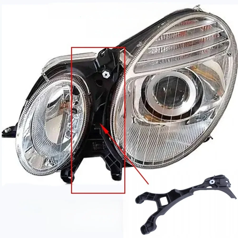 Headlight Bracket Assembly for Mercedes-Benz E-Class W211 2003 2004 2005 2006 2007 2008 2009 Fits 2118205314 and 2118205414