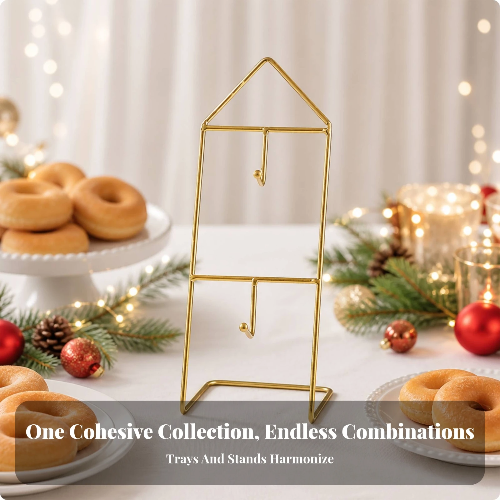 Dessert Display Rack Premium Dessert Display Stand Pastry Rack Long-Lasting Easy to Clean for Wedding Planners, Weddings