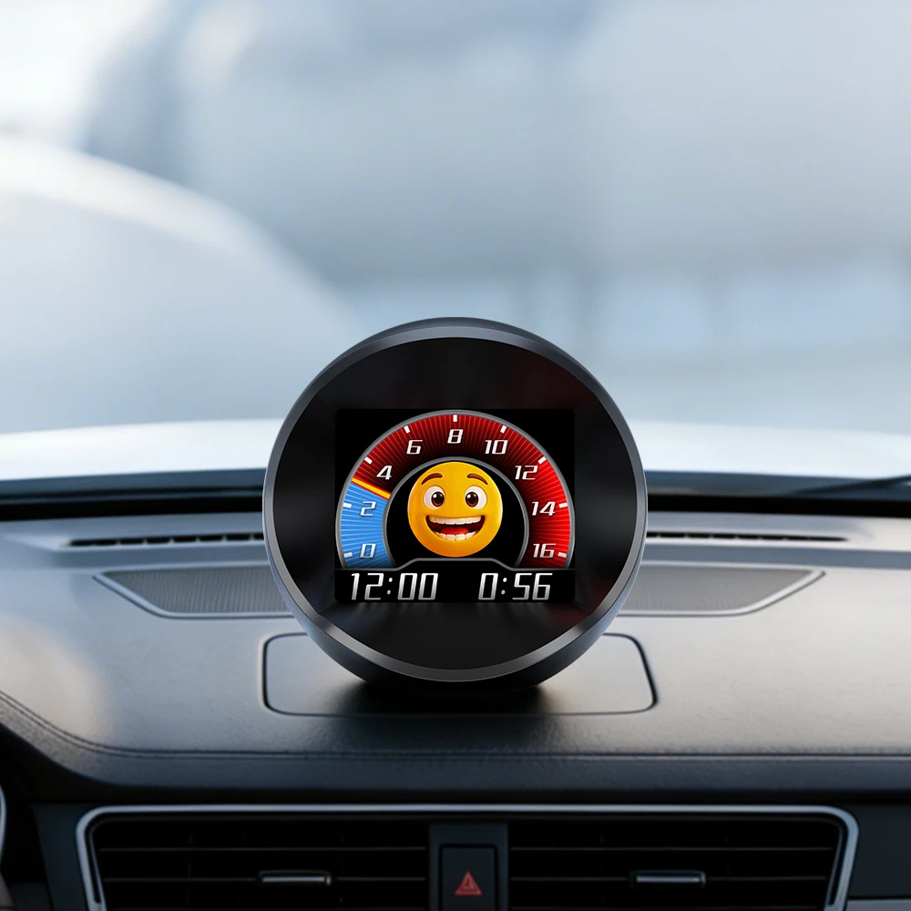 

2026 Newest Car Meter Car Head Up Display Smart Car HUD Speed Voltage Gauge Digital Universal